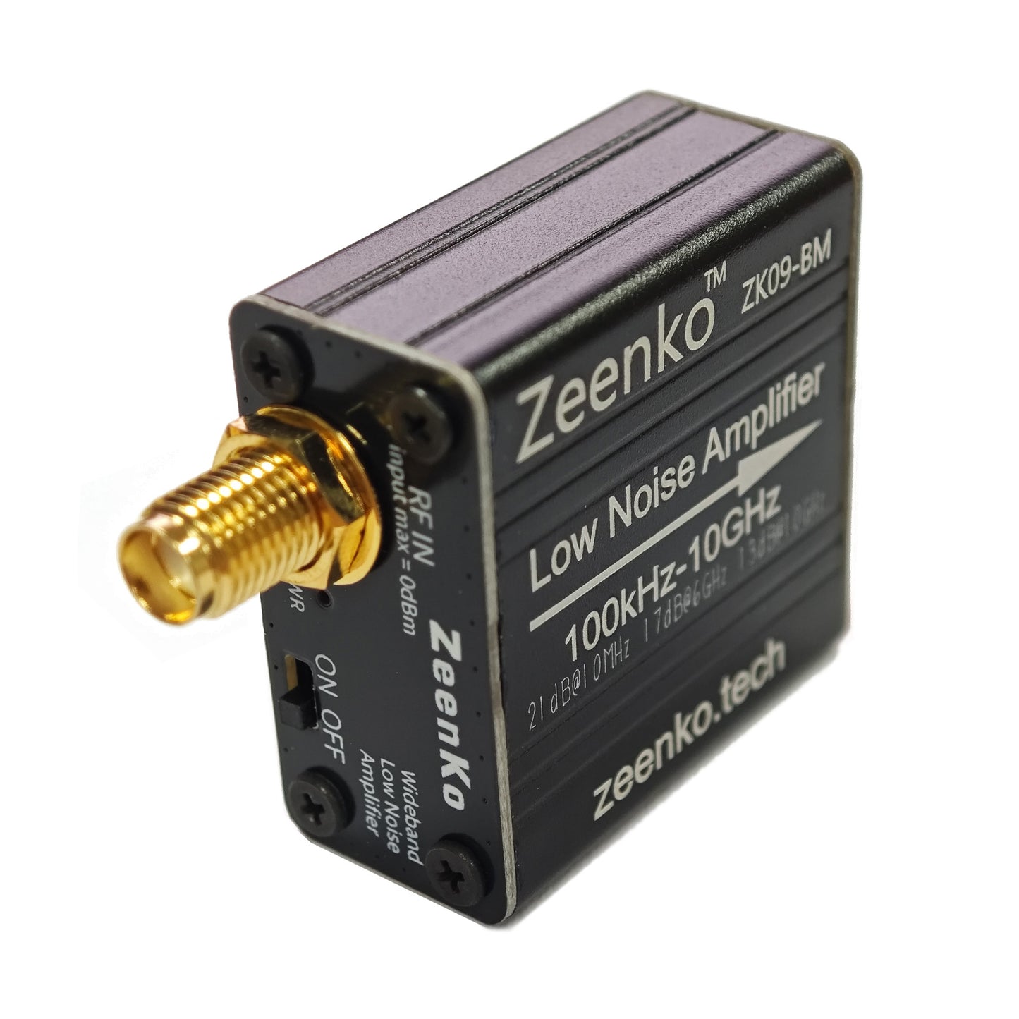 AURSINC TinySA Ultra+ ZS406 Spectrum Analyzer, 4.0 Inch 100kHz-5.4GHz Handheld Tiny Frequency Analyzer with ZK09-BM LNA Amplifier, Ultra-Broadband, 100k-10GHz, 21db Gain, with 32GB Card, 2025