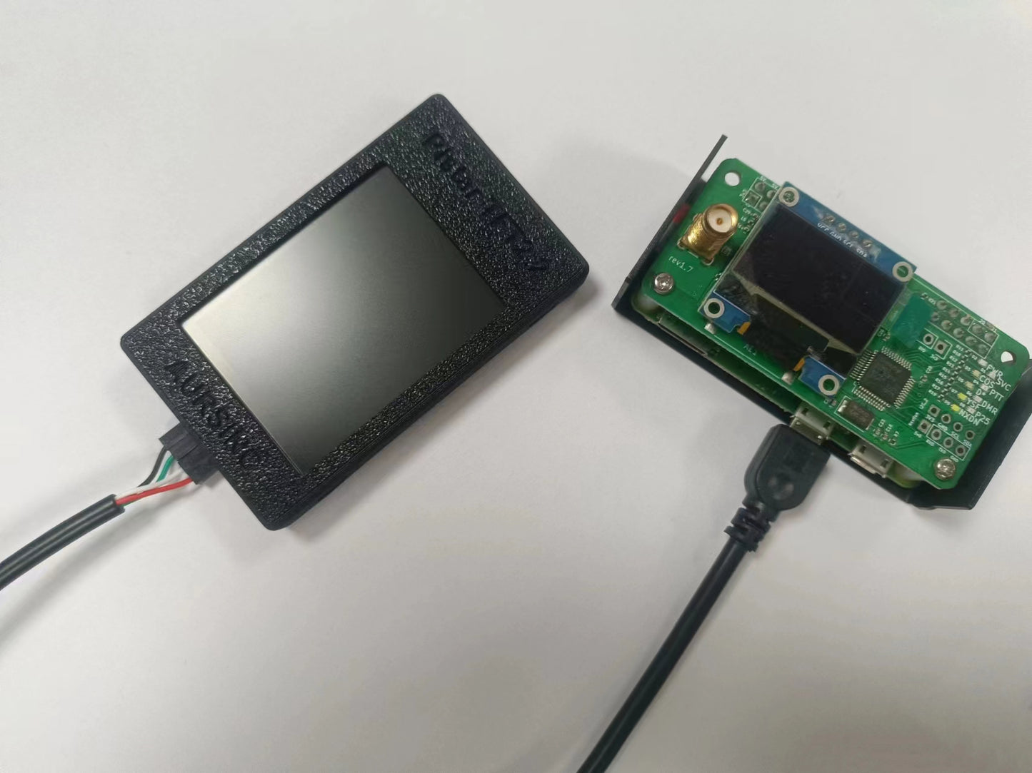 AURSINC 2.2 Inch Color TFT Display Nextion Display with Enclosure for PI-Star, MMDVM Hotspot Board, USB Port & TTL Connectivity, Ready to Use