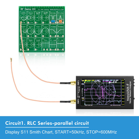 AURSINC Filter Attenuator, RF Demo Kit NanoVNA RF Tester Board für NanoVNA-H NanoVNA-F Vektor Netzwerk Analysator Kits