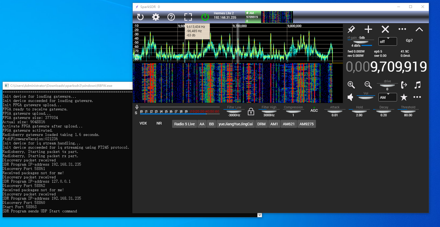 AURSINC Radioberry Juice USB Board, Compatible with Radioberry, USB-to-PC, Support Console SDR (v3) / Thetis SDR/Spark SDR/Pihpsdr Windows or Linux for Software Defined Radio (SDR)