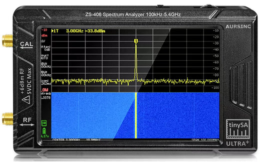 Unveiling the TinySA Ultra+ ZS406 Spectrum Analyzer: Your Ideal Companion for Precise RF Testing