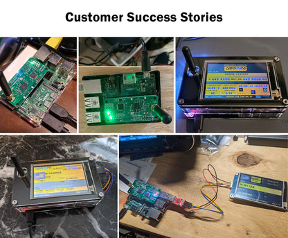 AURSINC MMDVM Hotspot Board (V1.5.2) + Antenna Support UHF VHF Support P25 DMR YSF DSTAR NXDN POCSAG for Raspberry Pi-Zero W, 2W, Pi 3, 3B, 3B +, 4, 5