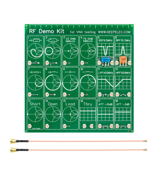 AURSINC Filter Attenuator, RF Demo Kit NanoVNA RF Tester Board für NanoVNA-H NanoVNA-F Vektor Netzwerk Analysator Kits 