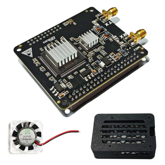AURSINC SDR Radioberry for Raspberry Pi 4, Pi 4B, Radio Card (Raspberry Pi 4 Hat) (Radioberry with case)