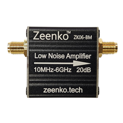 AURSINC ZK06-BM Low Noise Amplifier, 10M-6GHz Broadband 20dB Gain USB Powered, Built-in 300mAh Battery, Boost Weak Signal Sensitivity, for TinySA Ultra & SDR Software Defined Radio