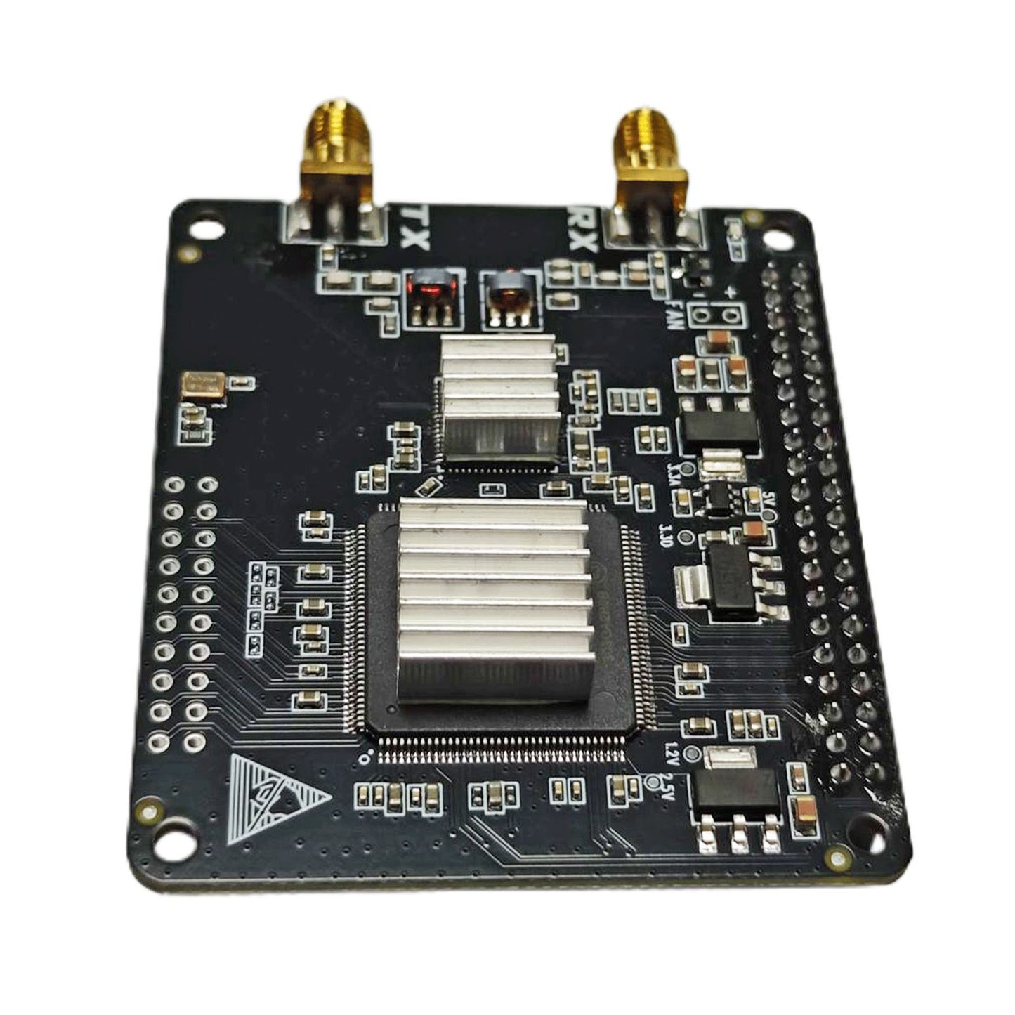 AURSINC SDR Radioberry V2.0 HF SDR Transceiver Pi Hat für Raspberry Pi 4, Radiokarte (RPi 4 Hat) Analog Devices AD9866 &amp; 10CL025 12-Bit-Breitbandmodem für Amateurfunk-SDR-Transceiver 