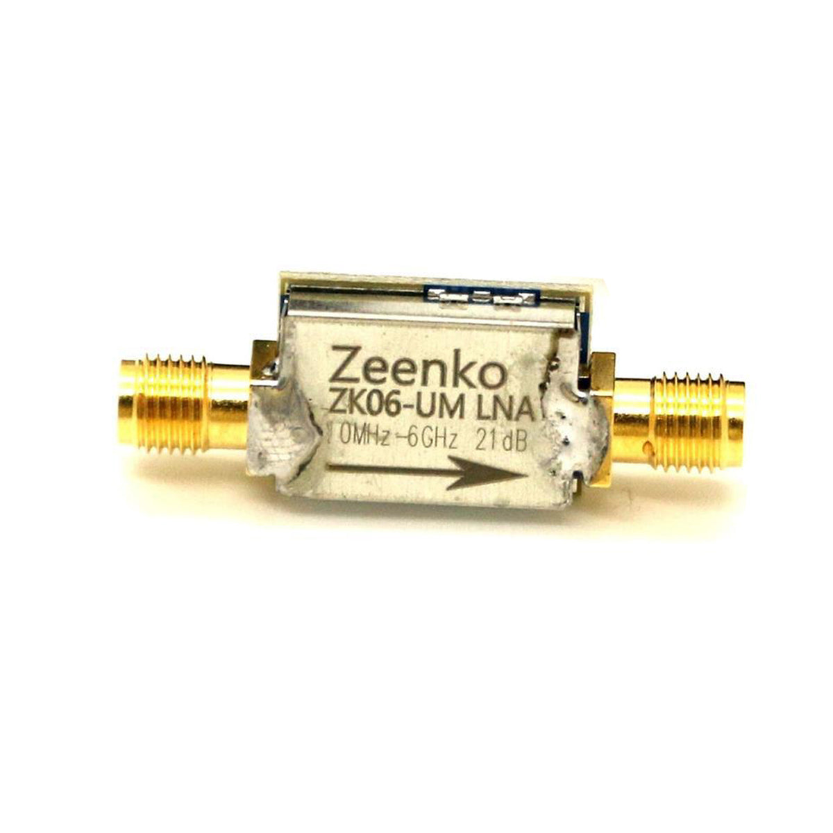 AURSINC ZK06-UM Low Noise Amplifier (LNA) Module, Broadband, 10M‑6GHz, 21dB Gain, USB Interface Powered, Used for TinySA ULTRA 5.8GHz Preamplifier, for RF & Software Defined Radio (SDR)
