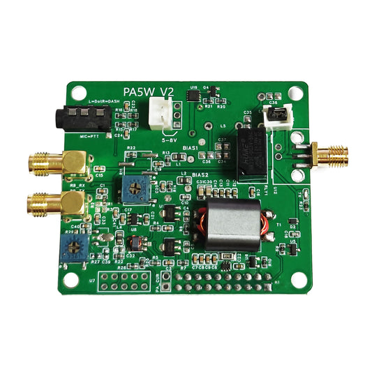 AURSINC Radioberry Preamp Board V2, A Addition to Turn The Radioberry into a Small QRP Radio, Output 1.5W-3W for HF Power Ampfier (10W-100W PA), for Raspberry pi 4,4b