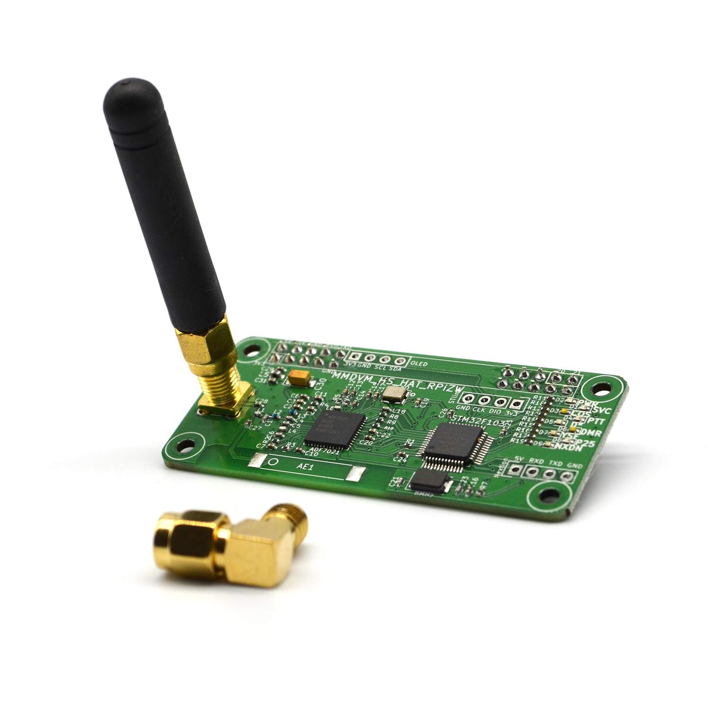 AURSINC MMDVM Hotspot Board (V1.5.2) + Antenna Support UHF VHF Support P25 DMR YSF DSTAR NXDN POCSAG for Raspberry Pi-Zero W, 2W, Pi 3, 3B, 3B +, 4, 5