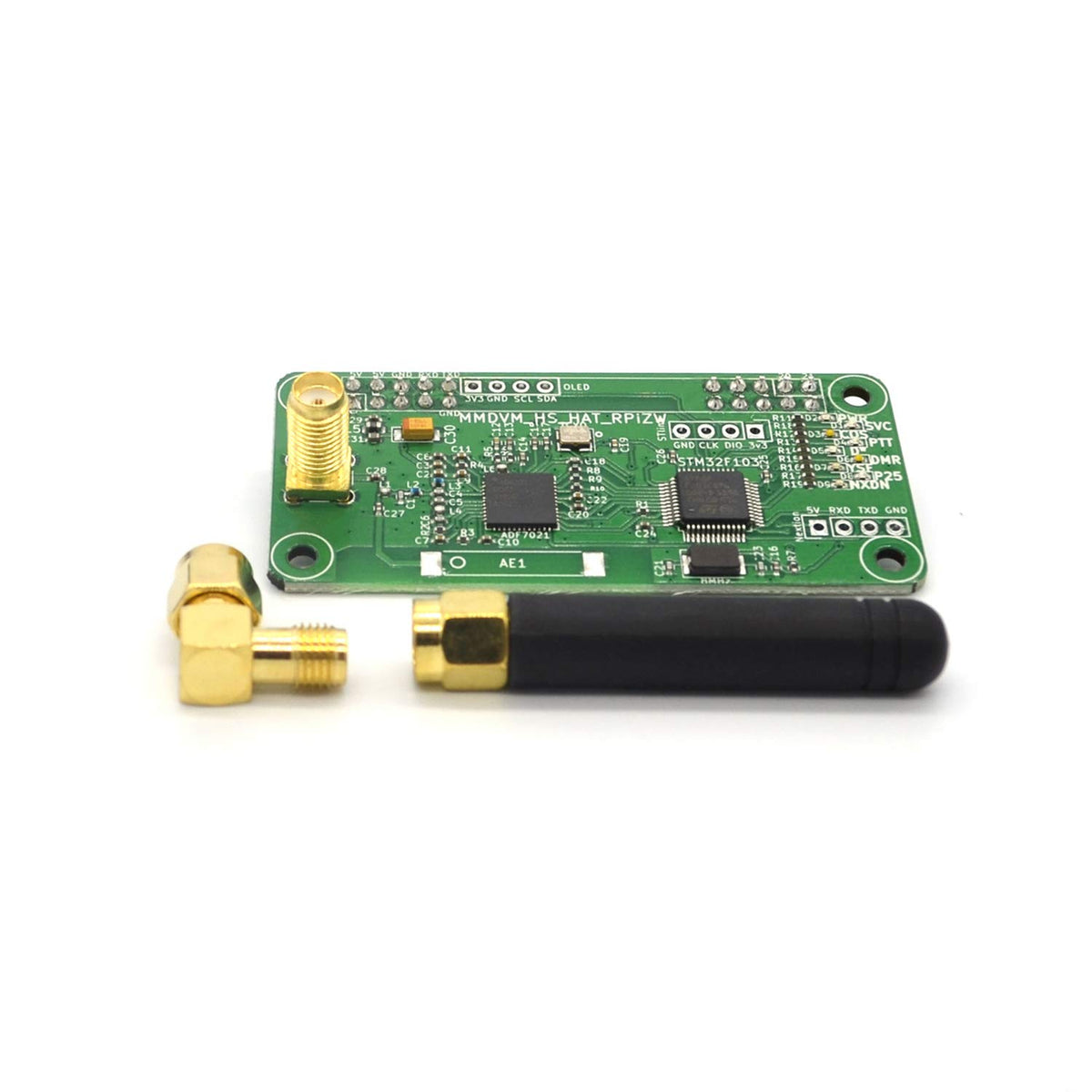 AURSINC MMDVM Hotspot Board (V1.5.2) + Antennenunterstützung UHF VHF-Unterstützung P25 DMR YSF DSTAR NXDN POCSAG für Raspberry Pi-Zero W, 2W, Pi 3, 3B, 3B +, 4, 5 