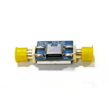 AURSINC ZK09‑UM LNA Module,100kHz‑10GHz 21dB Gain USB‑Powered Preamp Ultra‑broadband Shielded LNA Preamp, Adjustable Bias, Raise Receiving Sensitivity Fits TinySA ULTRA RF Test, SDR, Ham Radio