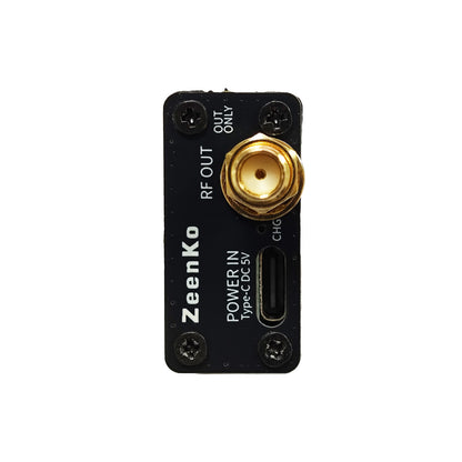AURSINC ZK04-BM LNA Low Noise Amplifier 100k-4GHz Low Power, 20dB Gain Boosts Weak HF/VHF/UHF Signals, USB Interface Powered, Built-in 300mAh Battery for TinySA Spectrum Analyzer & SDR