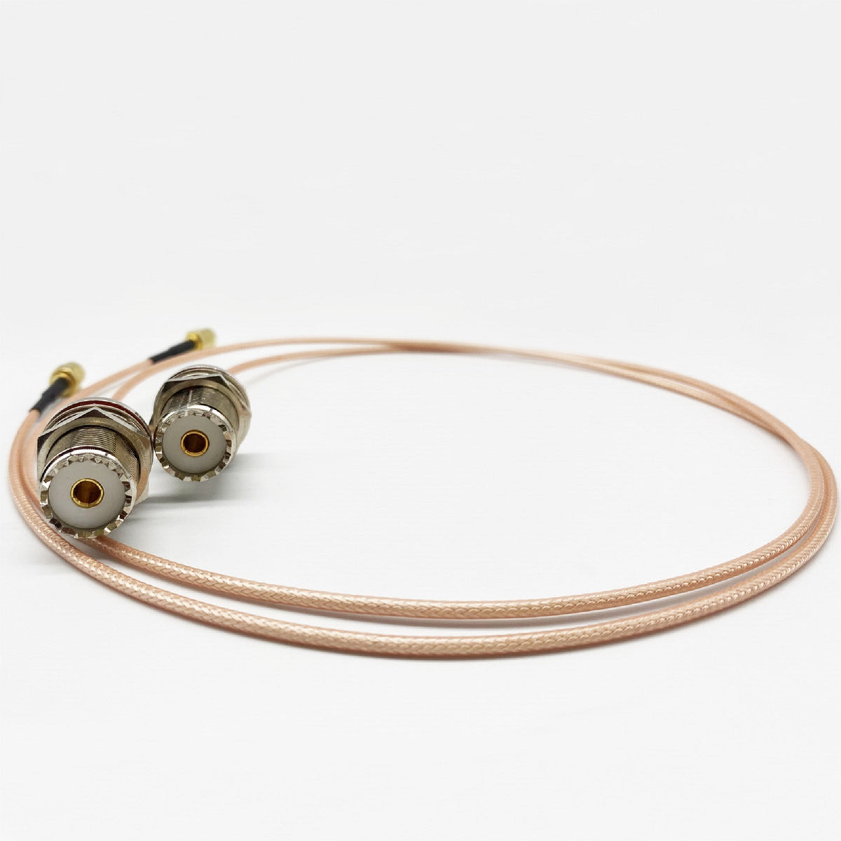 AURSINC Handantennenkabel – 2 Stück * RF-Koax-SMA-Stecker auf UHF-Buchse SO-239-Kabel, 12 Zoll/60 cm, Verlängerungskabel RG316 für HF-Anwendungen, CB-Radio, Handfunkantenne, Walkie-Talkie 