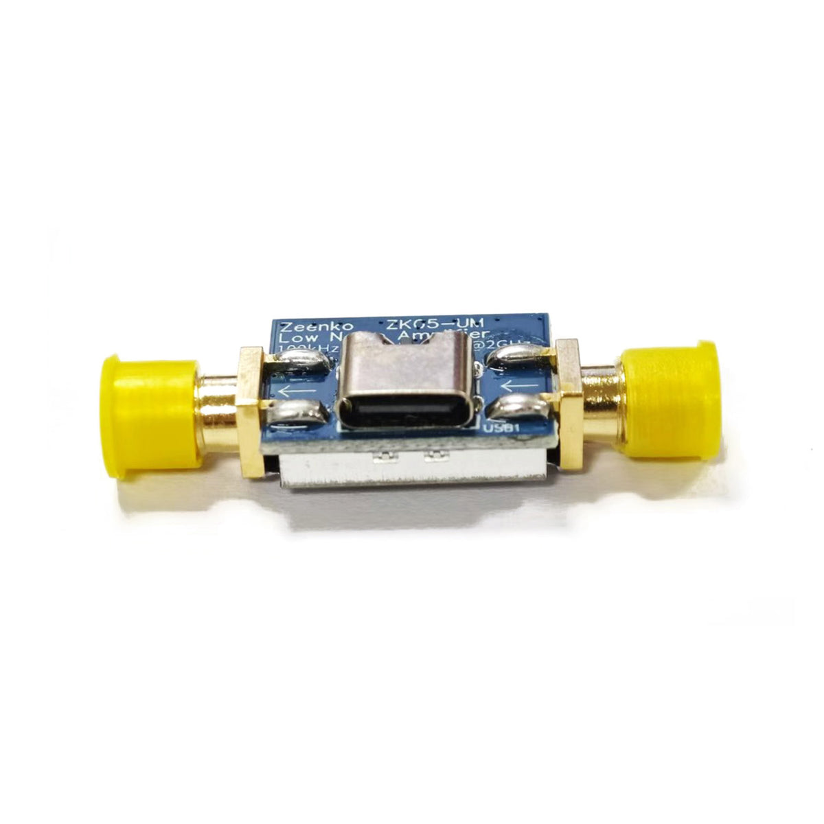 AURSINC ZK05‑UM LNA Module,100kHz‑6GHz 21dB Gain USB‑Powered Preamp Broadband Low Noise Preamp, Improves High‑frequency Sensitivity for TinySA‑ULTRA, SDR and Ham Radio Testing