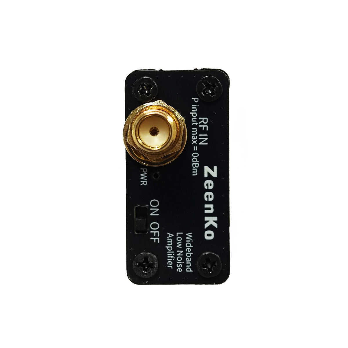 AURSINC ZK04-BM LNA Low Noise Amplifier 100k-4GHz Low Power, 20dB Gain Boosts Weak HF/VHF/UHF Signals, USB Interface Powered, Built-in 300mAh Battery for TinySA Spectrum Analyzer & SDR