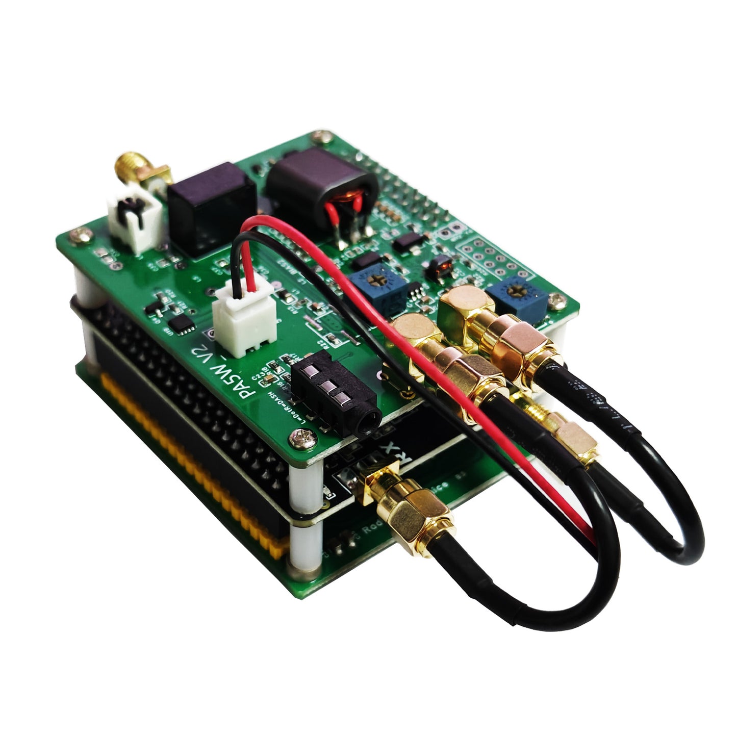 AURSINC Radioberry Preamp Board V2, A Addition to Turn The Radioberry into a Small QRP Radio, Output 1.5W-3W for HF Power Ampfier (10W-100W PA), for Raspberry pi 4,4b