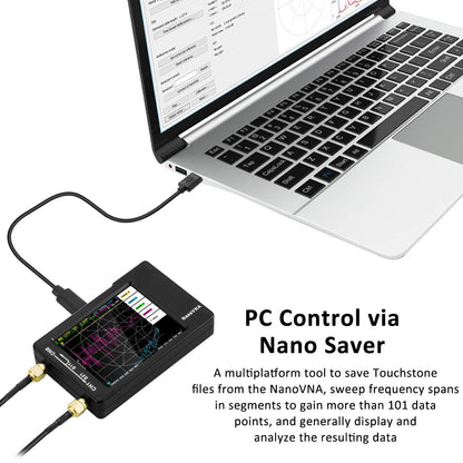 [Aktualisiert] AURSINC NanoVNA-H Vektor-Netzwerkanalysator 10 kHz - 1,5 GHz Neueste HW-Version 3.6 | HF-VHF-UHF-Antennenanalysator