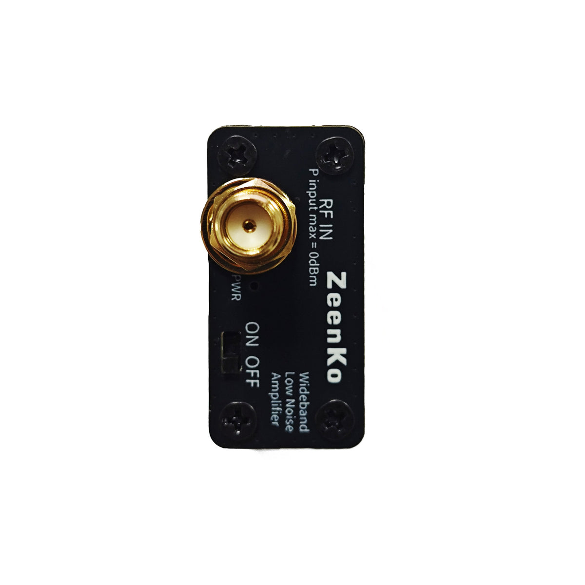AURSINC ZK07-BM 30M-6GHz High Gain LNA Low Noise Amplifier, Built-in 300mAh Battery, USB Powered, Plug & Play, for TinySA