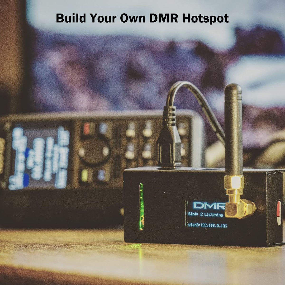 AURSINC MMDVM Hotspot Hat Board (V1.5.2) mit UHF 433 MHz Antenne OLED-Display Aluminiumgehäuse, MMDVM Pi Hat für Raspberry Pi 3 4 3B 3B+ Zero W Zero 2W Digitaler Hotspot Amateurfunk (Raspberry Pi nicht im Lieferumfang enthalten) 