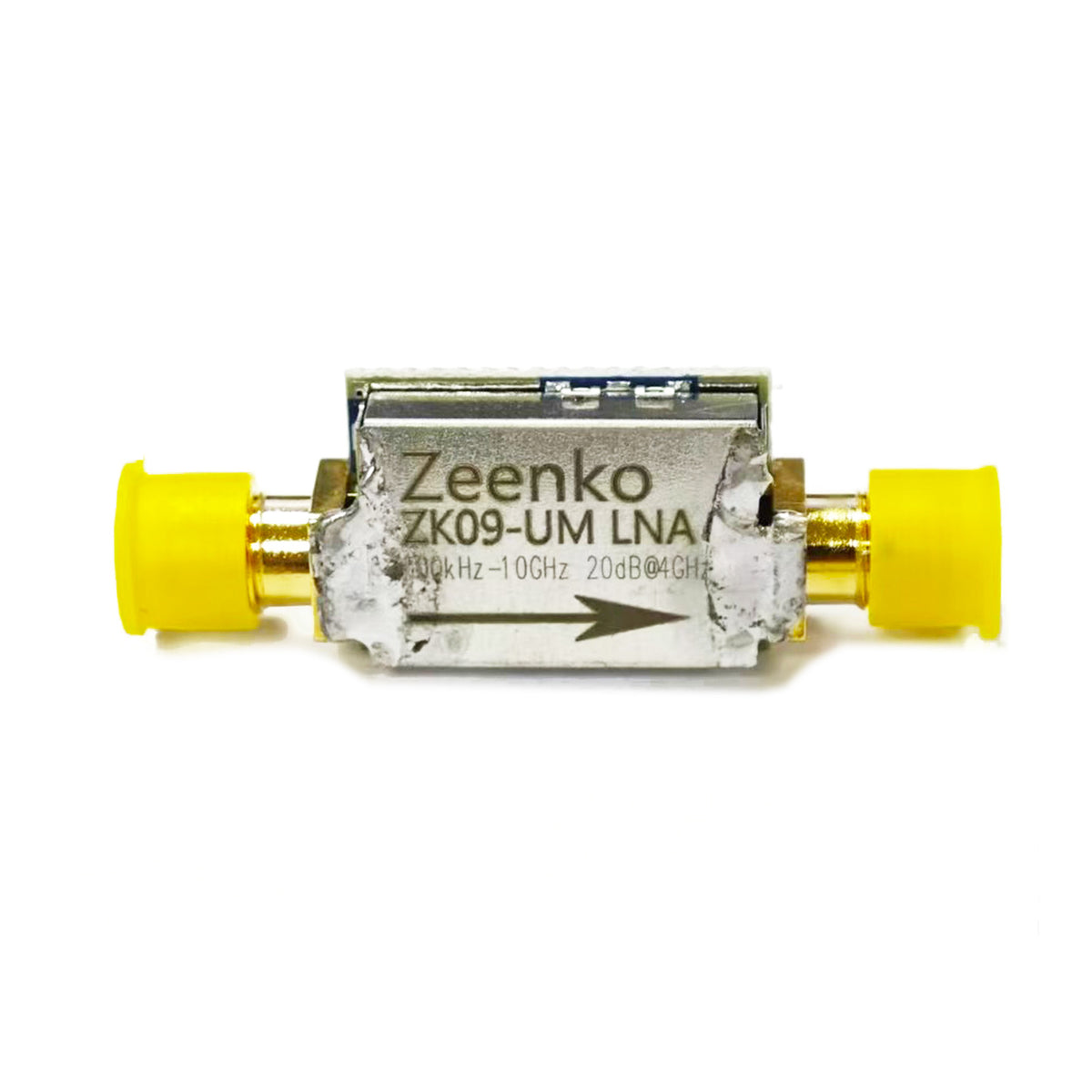 AURSINC ZK09‑UM LNA Module,100kHz‑10GHz 21dB Gain USB‑Powered Preamp Ultra‑broadband Shielded LNA Preamp, Adjustable Bias, Raise Receiving Sensitivity Fits TinySA ULTRA RF Test, SDR, Ham Radio