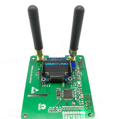 AURSINC MMDVM Duplex-Hotspot-Modul Dual Hat V1.5.2 mit 0,96 OLED-Display, unterstützt P25 DMR YSF NXDN DMR Slot 1 + Slot 2 für Raspberry Pi, Pi Zero (mit OLED) 