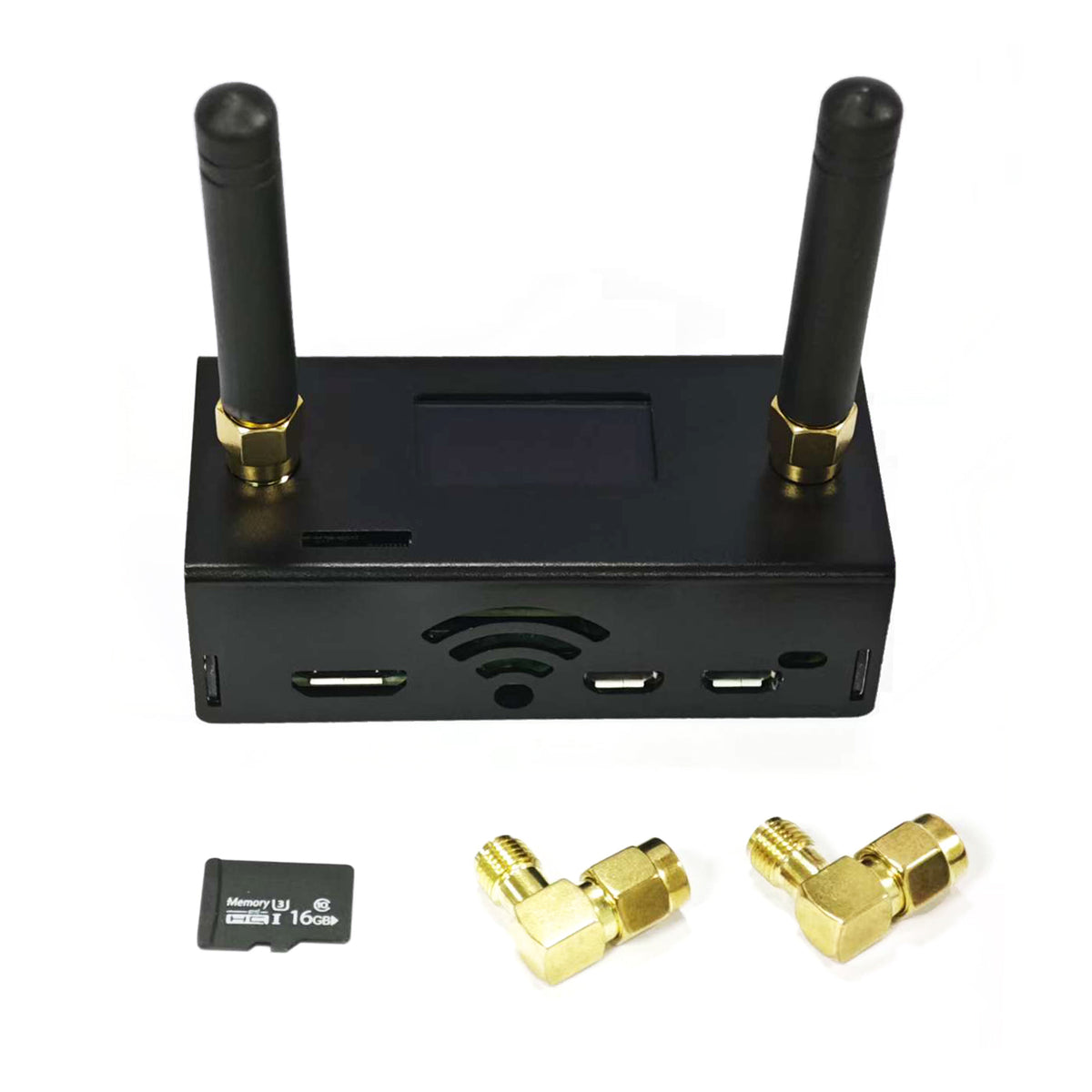 AURSINC MMDVM Duplex Hotspot WiFi Digital Voice Modem with RPi Zero W Fully Assembled Duplex Hotspot with RPi Zero W, Support Pi‑Star/WPSD, Supports DMR YSF P25 DSTAR NXDN C4FM, Pi-Star/WPSD