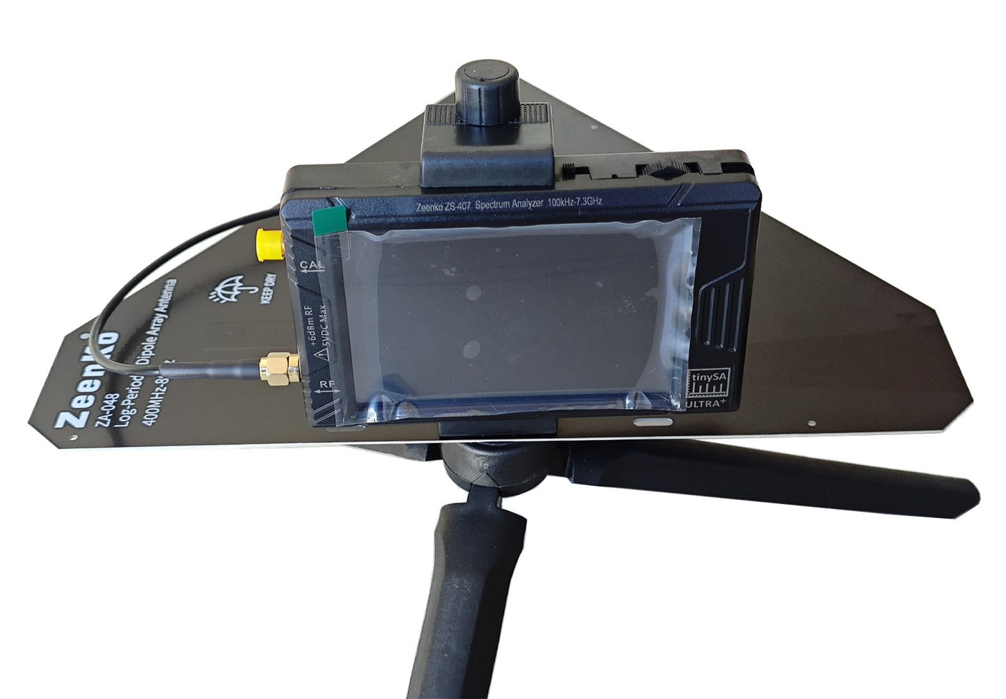 AURSINC ZA-048 LDPA Log-Periodic Dipole Array Antenna 400MHz-8GHz for Tinysa Ultra Spectrum Analyzer
