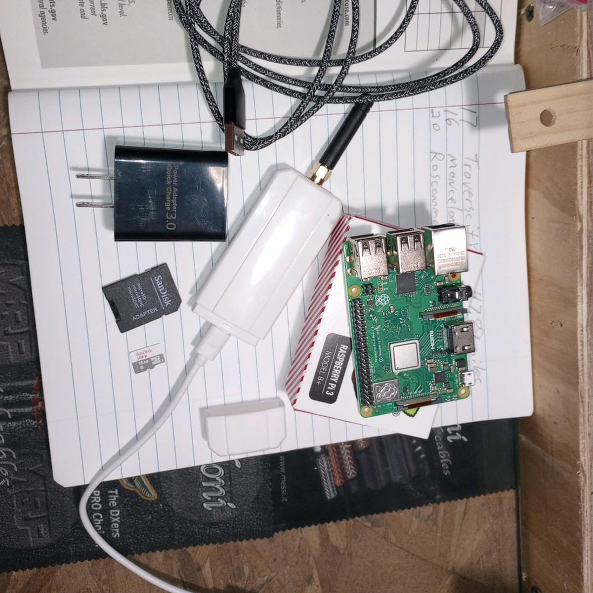 AURSINC Allstar RF Node UHF SR-FRS Radio-Programmiermodul Pi-hat für Allstar, Echolink, APRS, digitale Modi kompatibel mit Raspberry Pi 2/3/4, Pin-zu-Pin-Ersatz für SA-818-Modul, UHF-Frequenz 400–470 