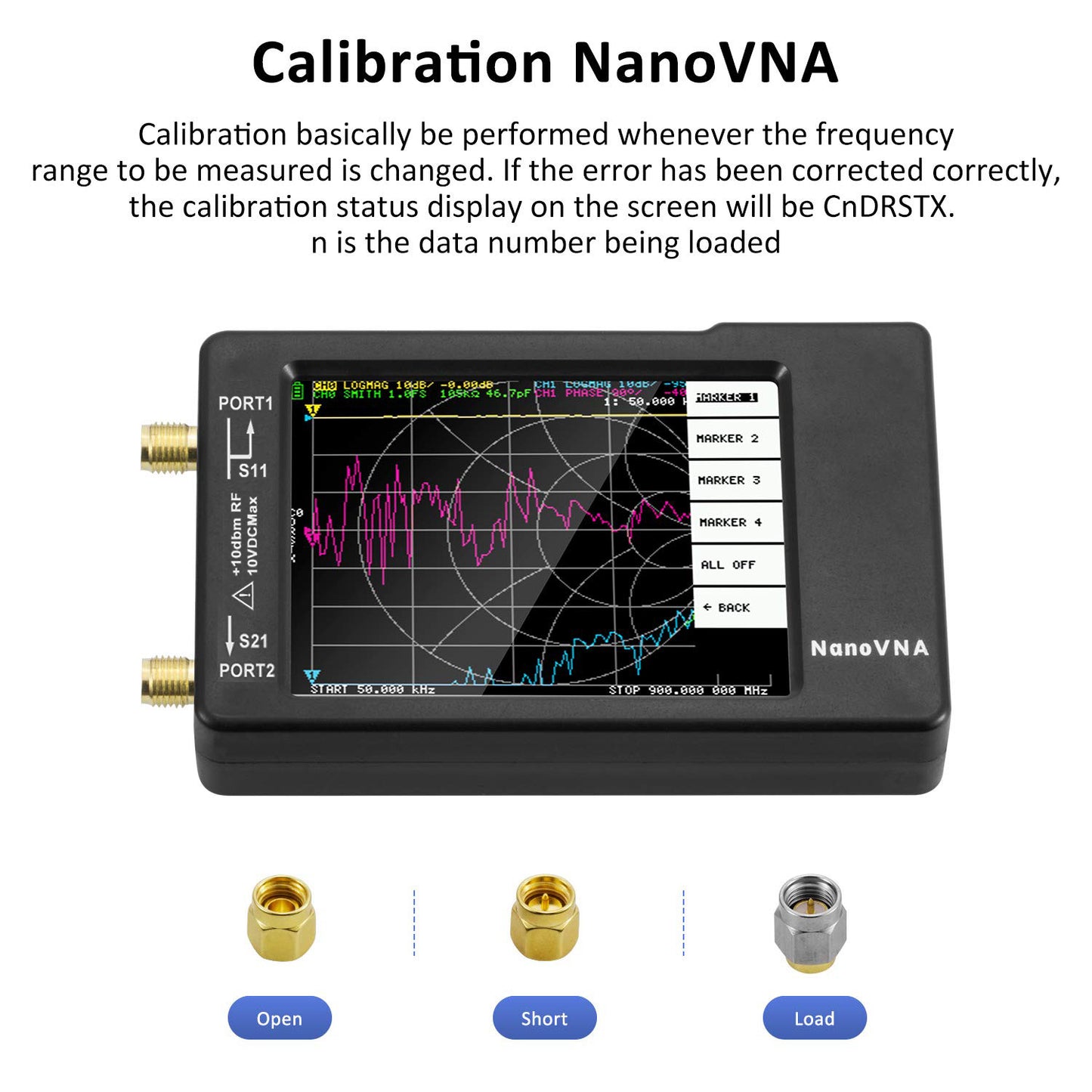 [Aktualisiert] AURSINC NanoVNA-H Vektor-Netzwerkanalysator 10 kHz - 1,5 GHz Neueste HW-Version 3.6 | HF-VHF-UHF-Antennenanalysator
