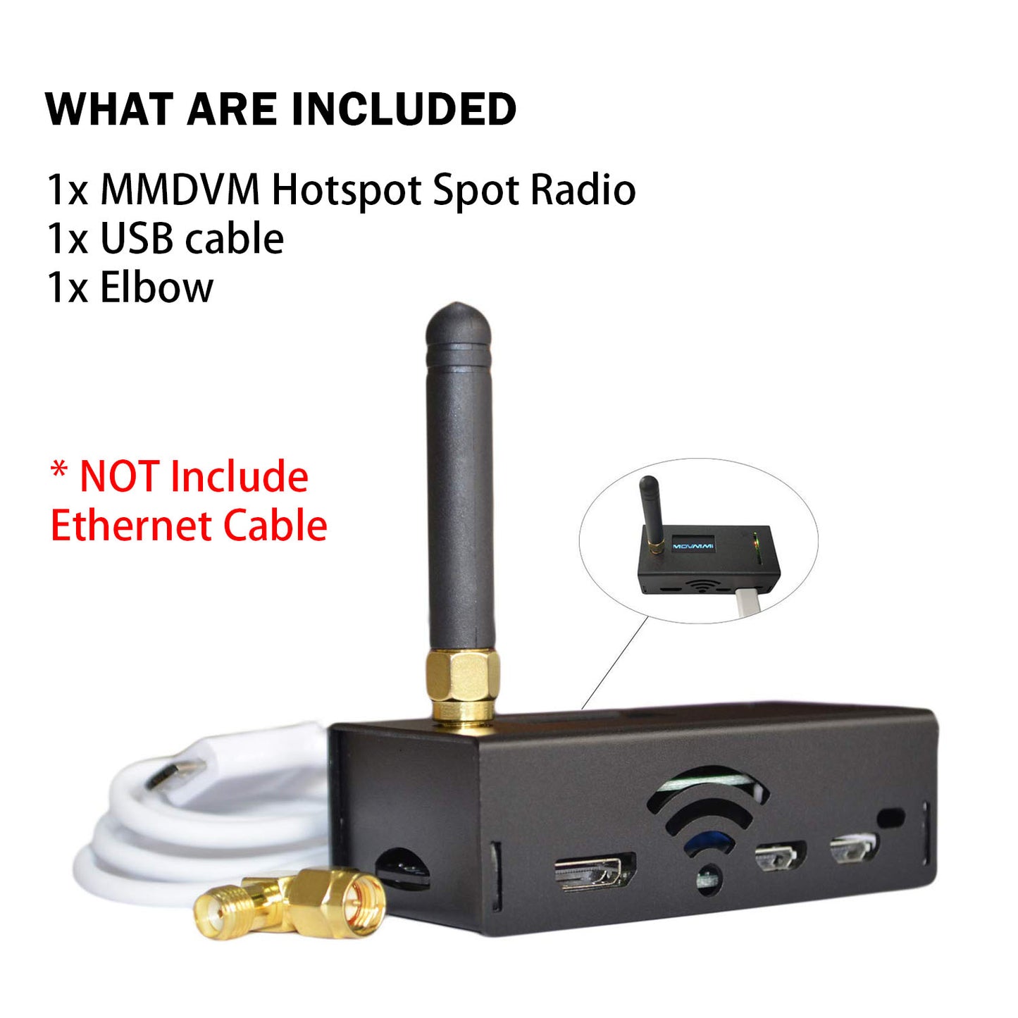 AURSINC MMDVM Hotspot Spot Radio Station WiFi Digital Voice Modem Work Contained with Raspberry Pi Zero W with Firmware V1.5.2 UHF Supports C4FM YSF POCSAG NXDN DSTAR P25 DMR