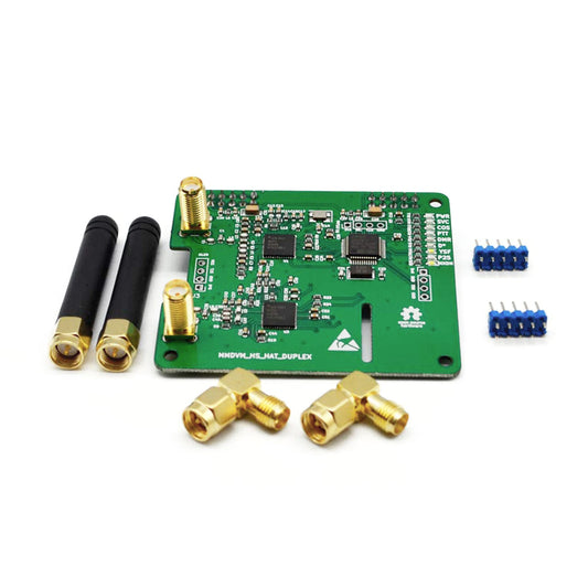 AURSINC MMDVM Duplex Hotspot Module Dual Hat V1.5.2 Support P25 DMR YSF NXDN DMR Slot 1 + Slot 2 for Raspberry Pi, Pi Zero (Without OLED and USB Port)