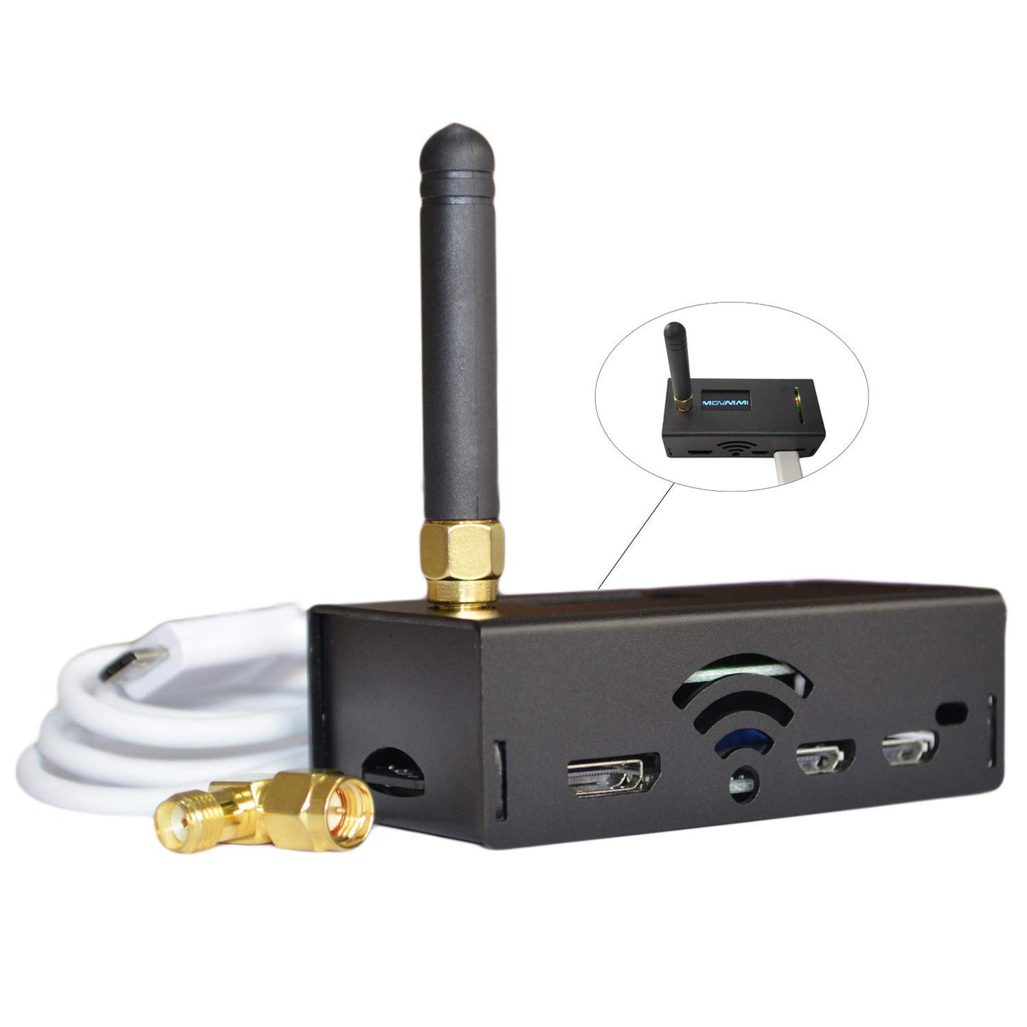 AURSINC 2025 Upgraded V1.5.2 MMDVM Hotspot Spot Radio Station WiFi Digital Voice Modem Work Contained with Raspberry Pi Zero 2W, Supports C4FM YSF POCSAG NXDN DSTAR P25 DMR, Pi-Star/WPSD