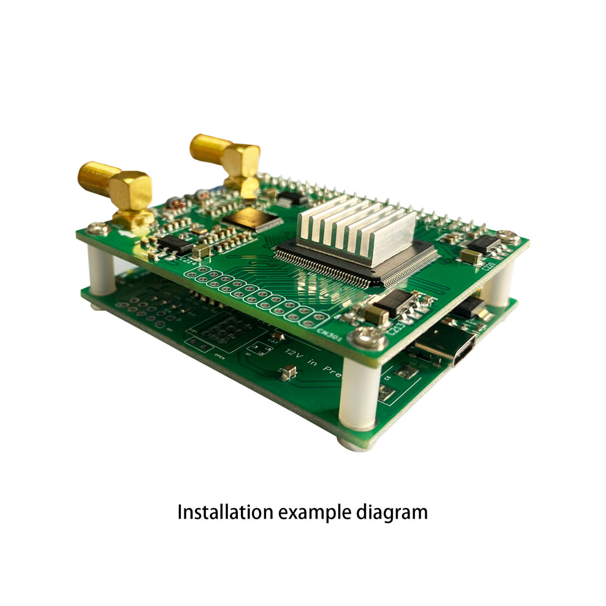 AURSINC Radioberry Juice USB Board, Compatible with Radioberry, USB-to-PC, Support Console SDR (v3) / Thetis SDR/Spark SDR/Pihpsdr Windows or Linux for Software Defined Radio (SDR)