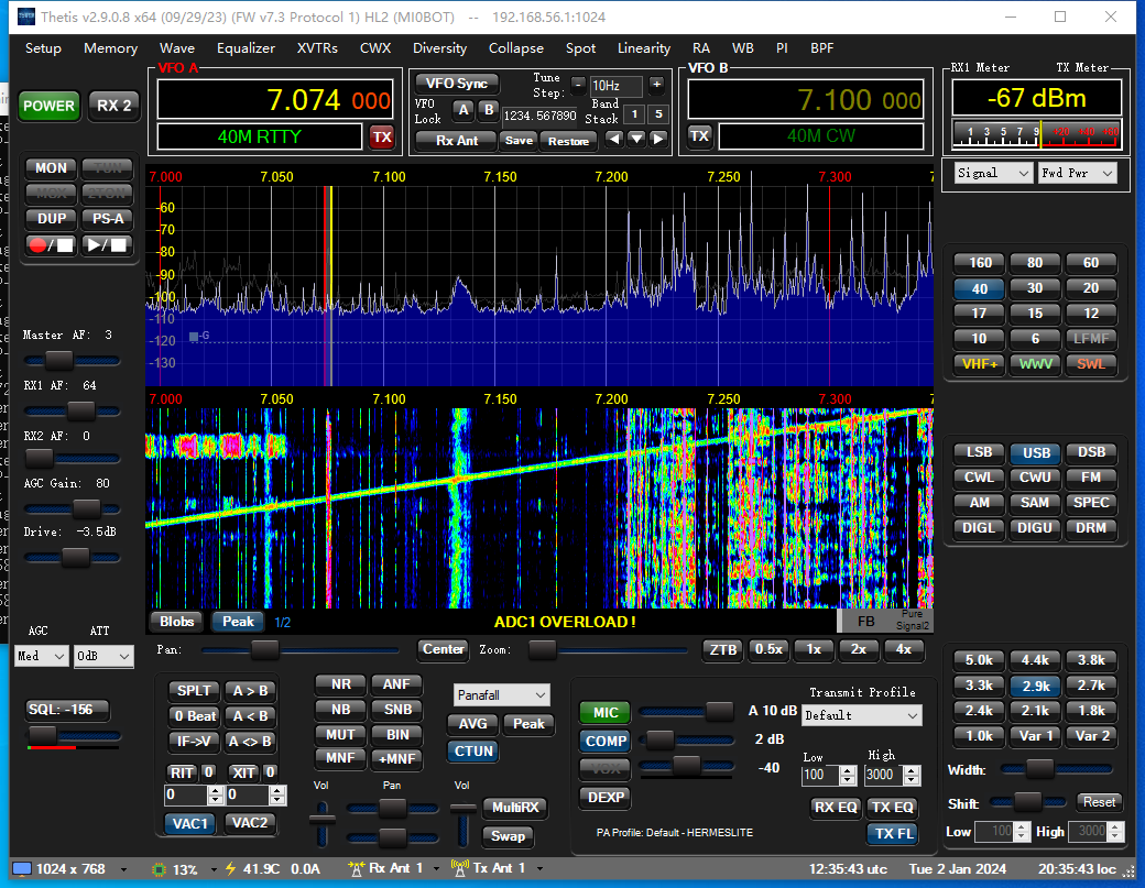 AURSINC SDR Radioberry HF SDR Transceiver Pi Hat for Raspberry Pi 4, Radio Card (RPi 4 Hat) Analog Devices AD9866 & 10CL025 12-bit Broadband Modem for Ham Radio SDR Transceiver