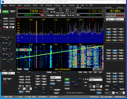 AURSINC SDR Radioberry HF SDR Transceiver Pi Hat for Raspberry Pi 4, Radio Card (RPi 4 Hat) Analog Devices AD9866 & 10CL025 12-bit Broadband Modem for Ham Radio SDR Transceiver