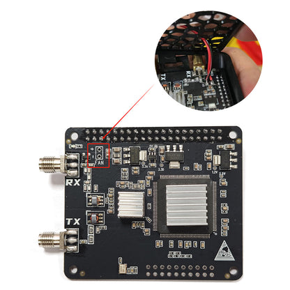 AURSINC SDR Radioberry HF SDR Transceiver Pi Hat for Raspberry Pi 4, Radio Card (RPi 4 Hat) Analog Devices AD9866 & 10CL025 12-bit Broadband Modem for Ham Radio SDR Transceiver