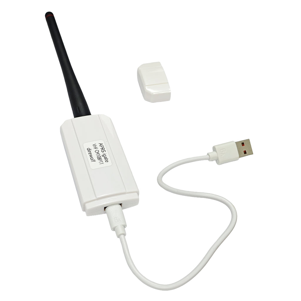 AURSINC VHF APRS RF Node for Direwolf, USB CM108 Sound Work for Direwolf & PPT Function, USB CP210x Com for SR110v Module (136-174Mhz 1W), Compatible for RPi 2/3/4/5