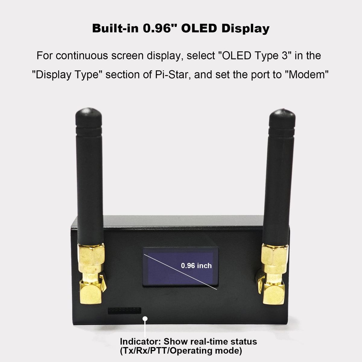 AURSINC MMDVM Duplex Hotspot Spot Radio Station WiFi Digital Voice Modem Work Contained with Raspberry Pi Zero 2W, Supports C4FM YSF POCSAG NXDN DSTAR P25 DMR, Pi-Star/WPSD, 2025 Upgraded