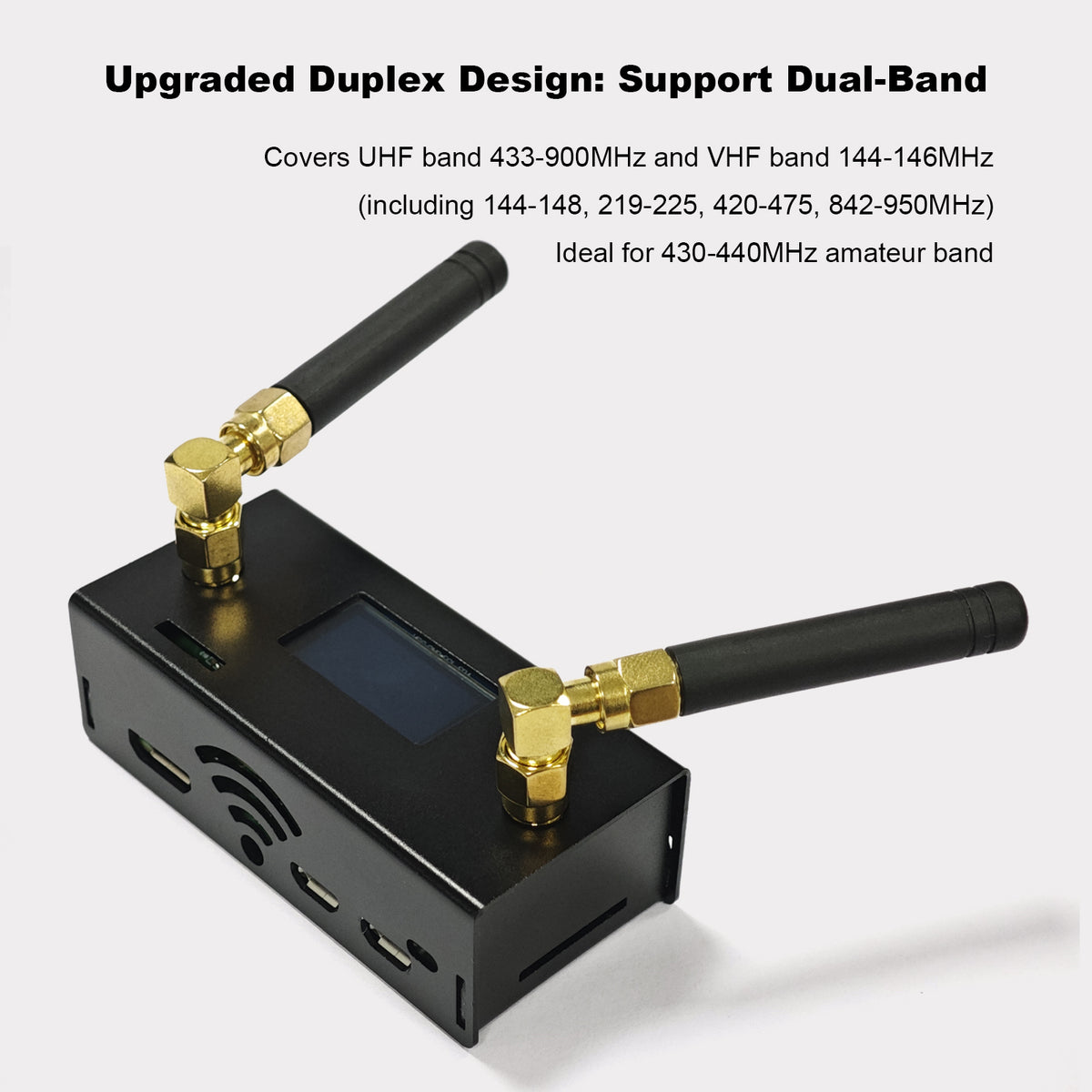 AURSINC MMDVM Duplex Hotspot Spot Radio Station WiFi Digital Voice Modem Work Contained with Raspberry Pi Zero 2W, Supports C4FM YSF POCSAG NXDN DSTAR P25 DMR, Pi-Star/WPSD, 2025 Upgraded