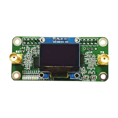 AURSINC Mini MMDVM Duplex Hotspot Board with Antenna, UHF (433-900MHz) VHF (144-146MHz) Dual Band, Supports P25 DMR YSF DSTAR NXDN POCSAG, Compatible with Raspberry Pi-Zero W/3/3B/3B+/4 (with OLED)