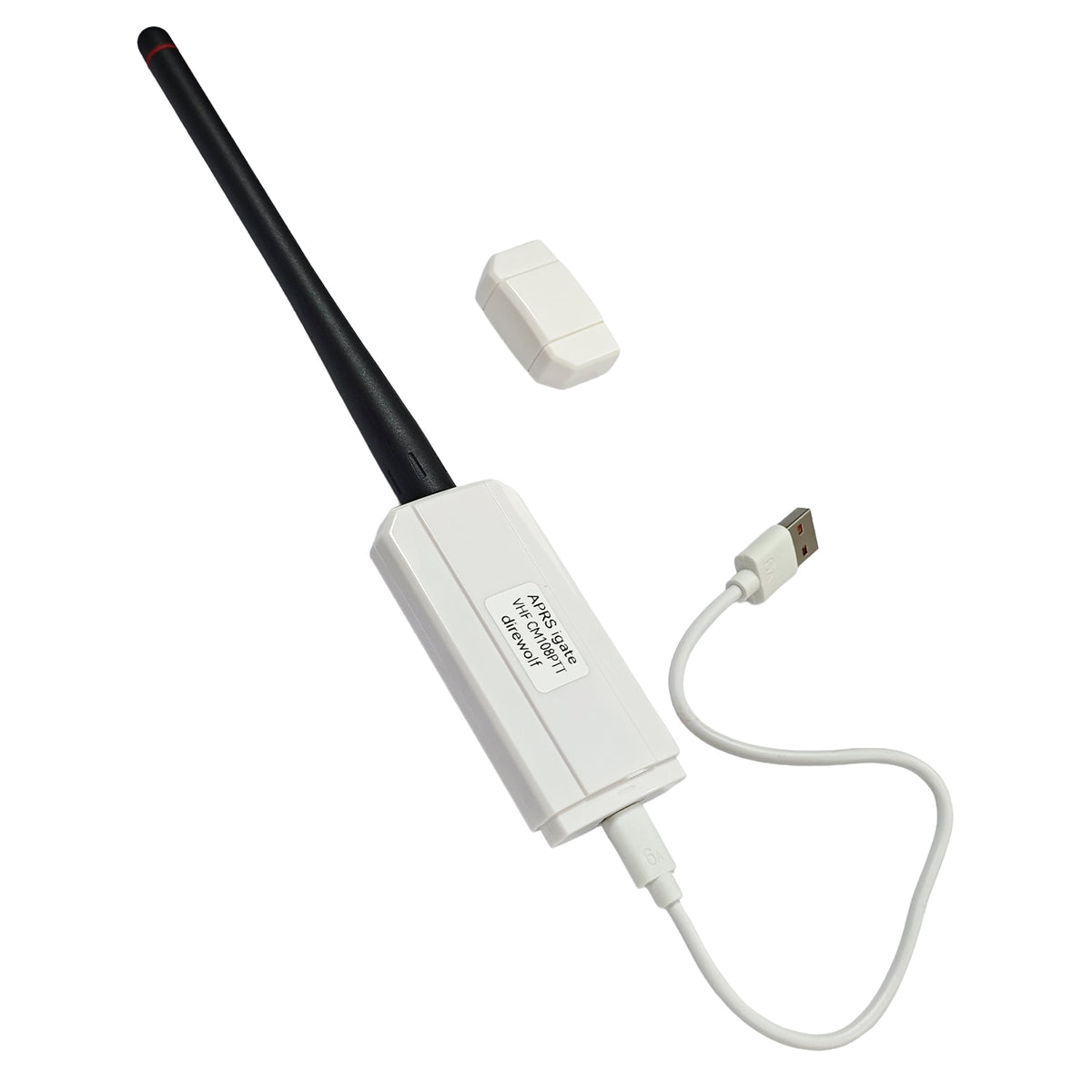 AURSINC VHF APRS RF Node for Direwolf, USB CM108 Sound Work for Direwolf & PPT Function, USB CP210x Com for SR110v Module (136-174Mhz 1W), Compatible for RPi 2/3/4/5