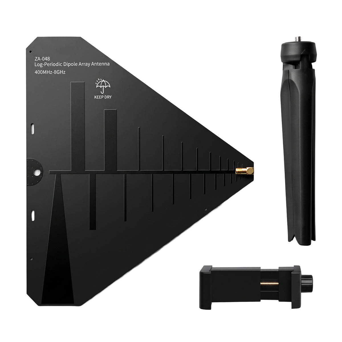 AURSINC ZA-048 LDPA Log-Periodic Dipole Array Antenna 400MHz-8GHz for Tinysa Ultra Spectrum Analyzer