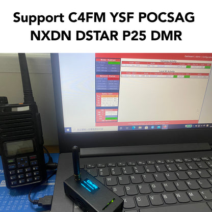 AURSINC MMDVM Hotspot Spot Radio Station WiFi Digital Voice Modem Work Contained with Raspberry Pi Zero W with Firmware V1.5.2 UHF Supports C4FM YSF POCSAG NXDN DSTAR P25 DMR